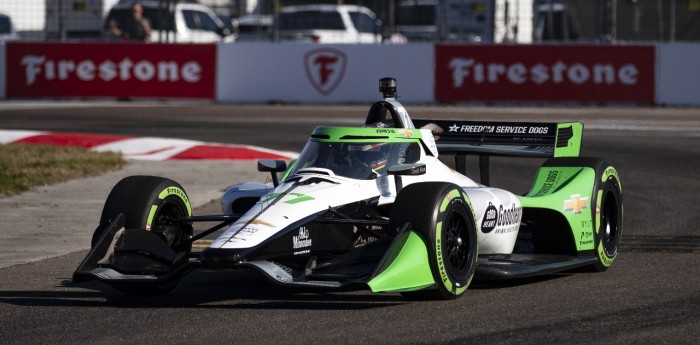 IndyCar: el Juncos Hollinger Racing completó el segundo entrenamiento en St. Petersburg