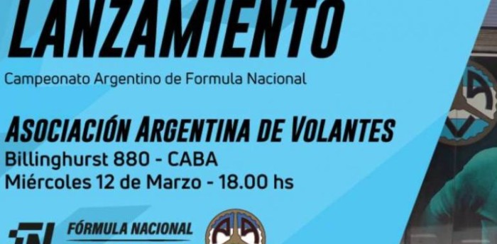 Se presenta el campeonato de la Fórmula Nacional 2025