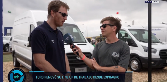 Ford actualiza Transit, su línea de trabajo desde Expoagro