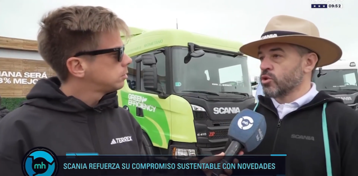 Scania reafirma su compromiso sustentable y se actualiza desde Expoagro