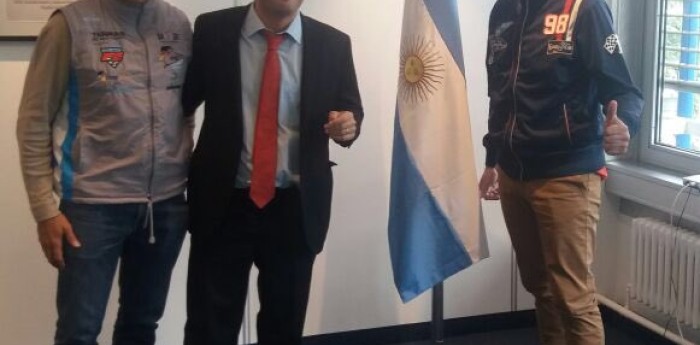 ARGENTINOS RECIBIDOS POR EL CÓNSUL EN ALEMANIA