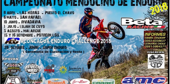 El Mendocino de Enduro arranca en un mes