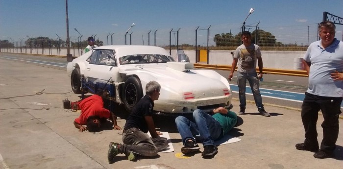 Canapino salió a pista