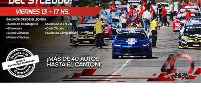 Caravana sanjuanina del Súper TC2000