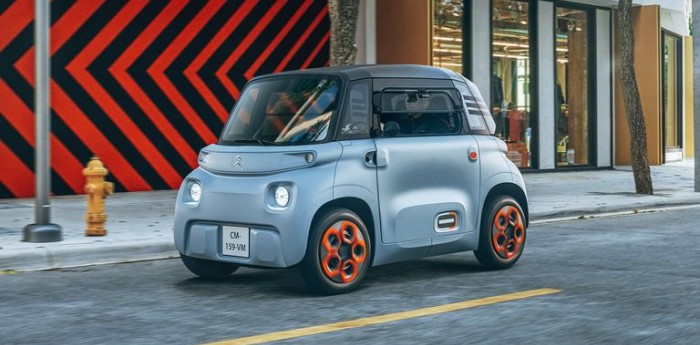 Citroën presentó el AMI, su vehículo eléctrico urbano 