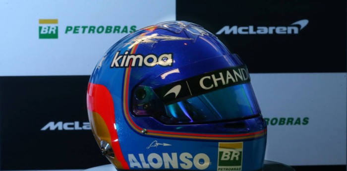 Alonso sin cámara en el casco