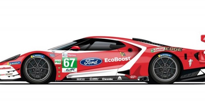 Ford se despide de Le Mans con una decoración especial