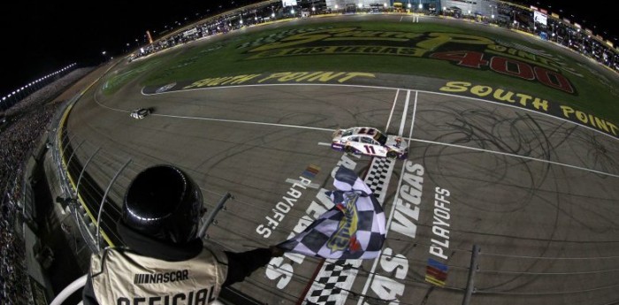 Nascar: Hamlin ganó en Las Vegas y está en el grupo de los 8