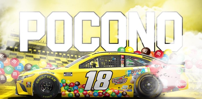 Nascar: Kyle Busch ganó en Pocono y cortó la racha de Chevrolet