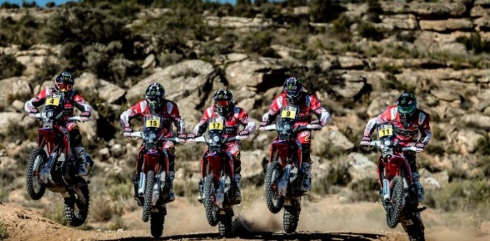 EL EQUIPO HONDA, COMPLETO PARA LA RUTA 40