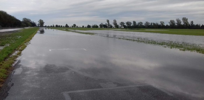 Se trabaja en el autódromo de San Jorge después de la inundación