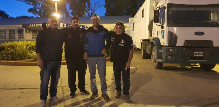 El Motorhome de un equipo convertido en módulo de aislamiento