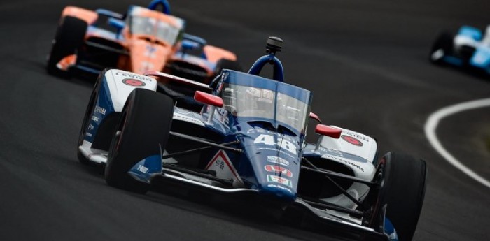 Tonny Kanaan fue el mejor hoy en Indy 500 y se pegó fuerte Ferrucci