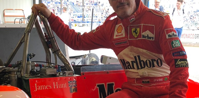 Eddie Irvine más rápido en los boxes que en la pista