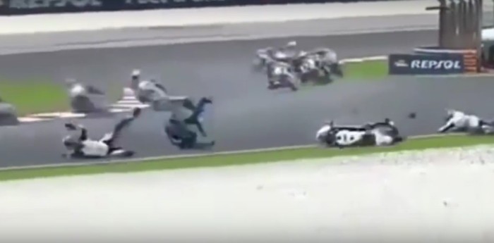 Otro accidente impresionante en Moto 3