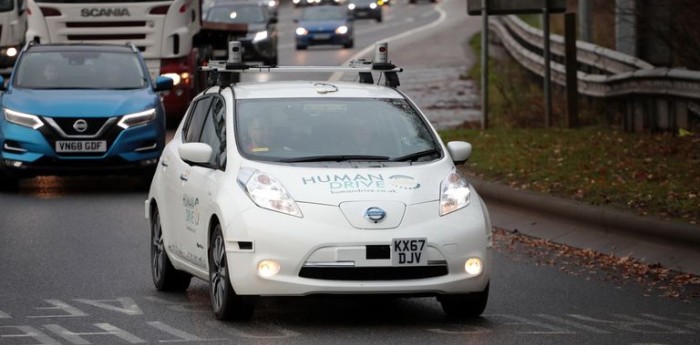 Un Nissan Leaf completó 370 km sin intervención del conductor