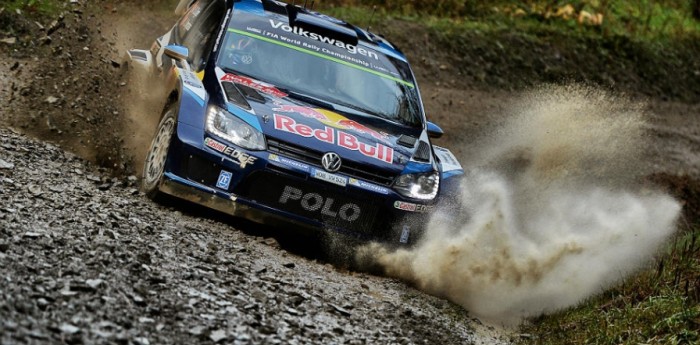 Ogier lidera en el barro de Gales