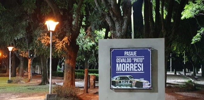 Se inauguró en San Pedro el Pasaje Osvaldo "Pato" Morresi