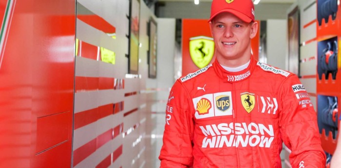 Mick Schumacher y su estreno con Ferrari en fotos