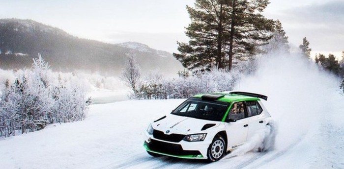 Skoda testeó en la nieve