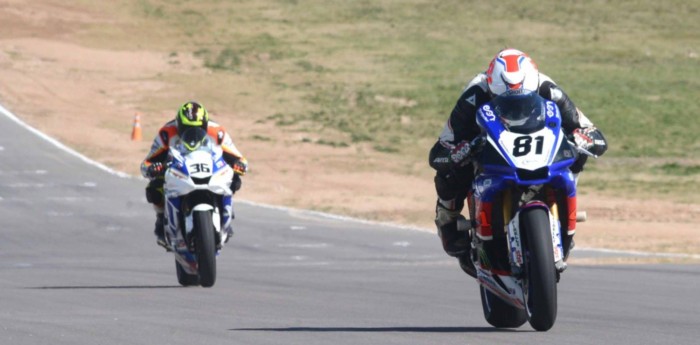 Pilotos de superbike probaron en Bahía Blanca