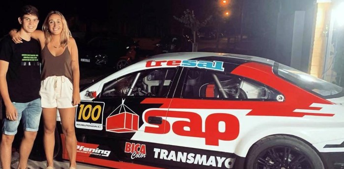 Reutemann presentó su auto de Top Race en Humboldt