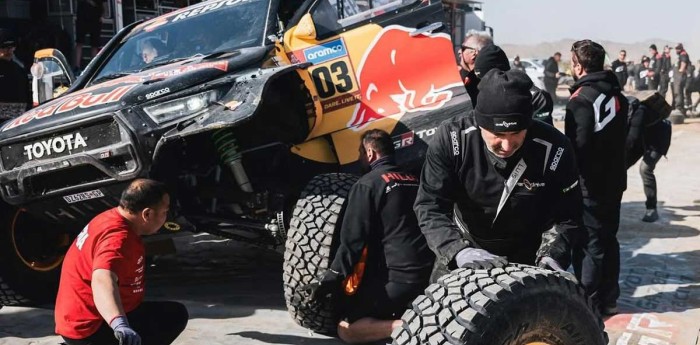 Dakar 2025: ¡De la F1 al desierto! Los pit stop llegaron al Rally Raid