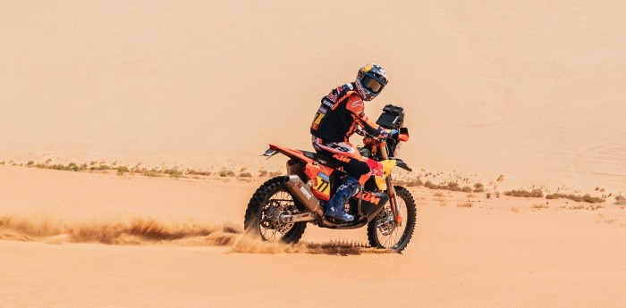 Dakar 2025: Benavides: “Venía primero pero me enterré en una duna y perdí tiempo”