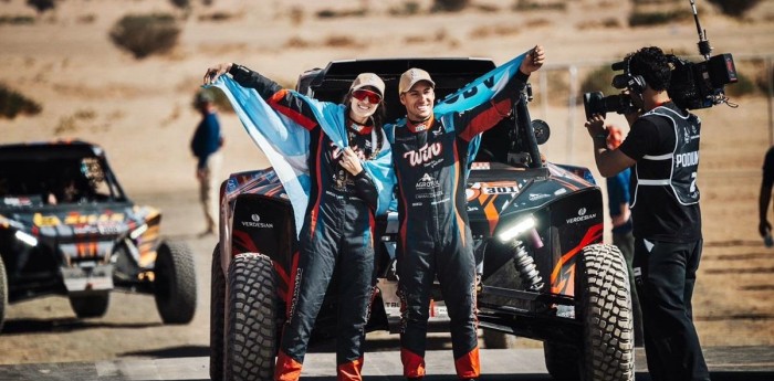 W2RC: Cavigliasso y Pertegarini hablaron sobre su puesto 9° en el prólogo del Abu Dhabi Desert Challenge