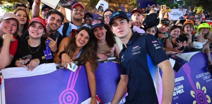 F1: Colapinto recibió el cariño del público en el Gran Premio de Australia