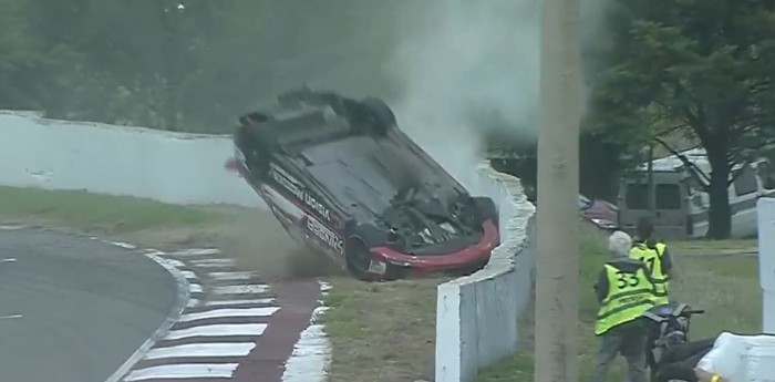 TN APAT: espectacular accidente de Exequiel Bastidas en la final de la Clase 3