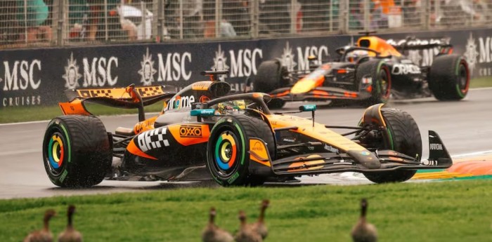 F1: ¡Desde la tribuna! Así se vivió el despiste de Norris y Piastri en el GP de Australia