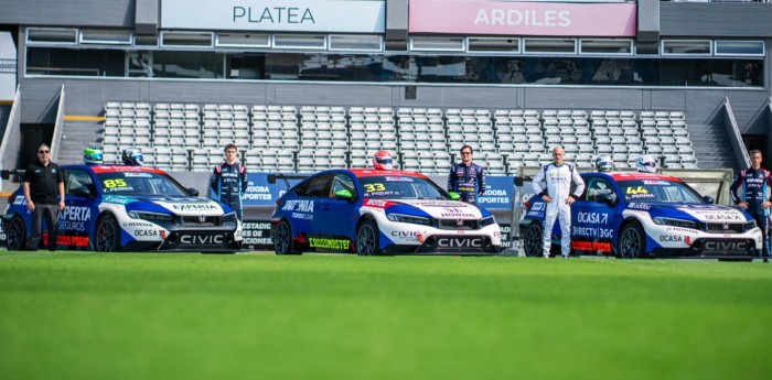 TCR South America: así fue la presentación de los autos del equipo Honda YPF Racing en Córdoba